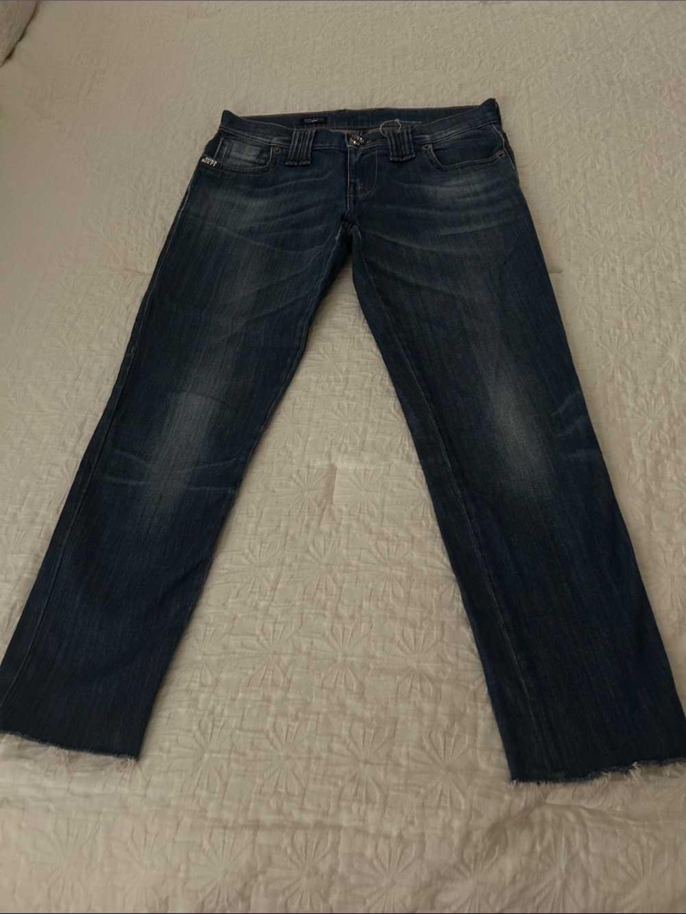 Miss Sixty Dark Wash Straight Leg Jeans made in Italy Small